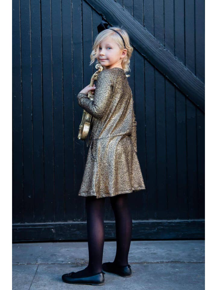 Eva Franco – wholesale Klänning – Barn – Darling klänning - guld Crystal - Flickor