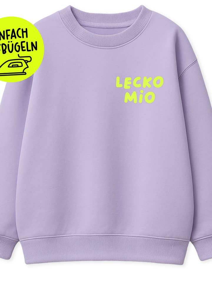 Flock patch - lecko mio *iron-on* for wholesale by Paul und Clara