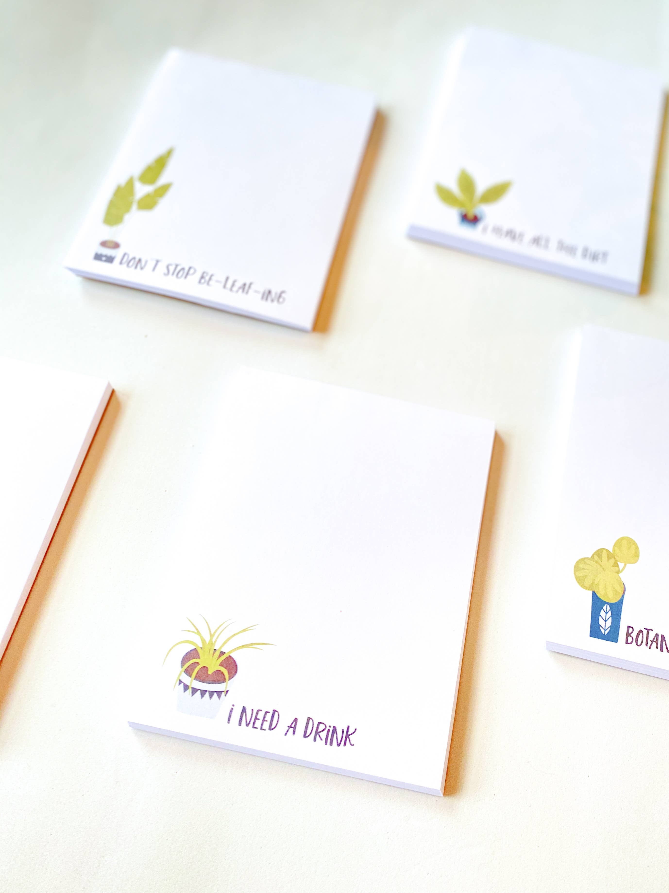 The Mad Padder – wholesale Notepad – Plants - Need A Drink Notepad - Houseplant and Drink Lover1