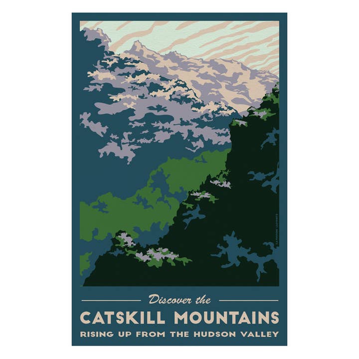 Lionheart Graphics - Wholesale Poster - Discover the Catskills Travel Poster1
