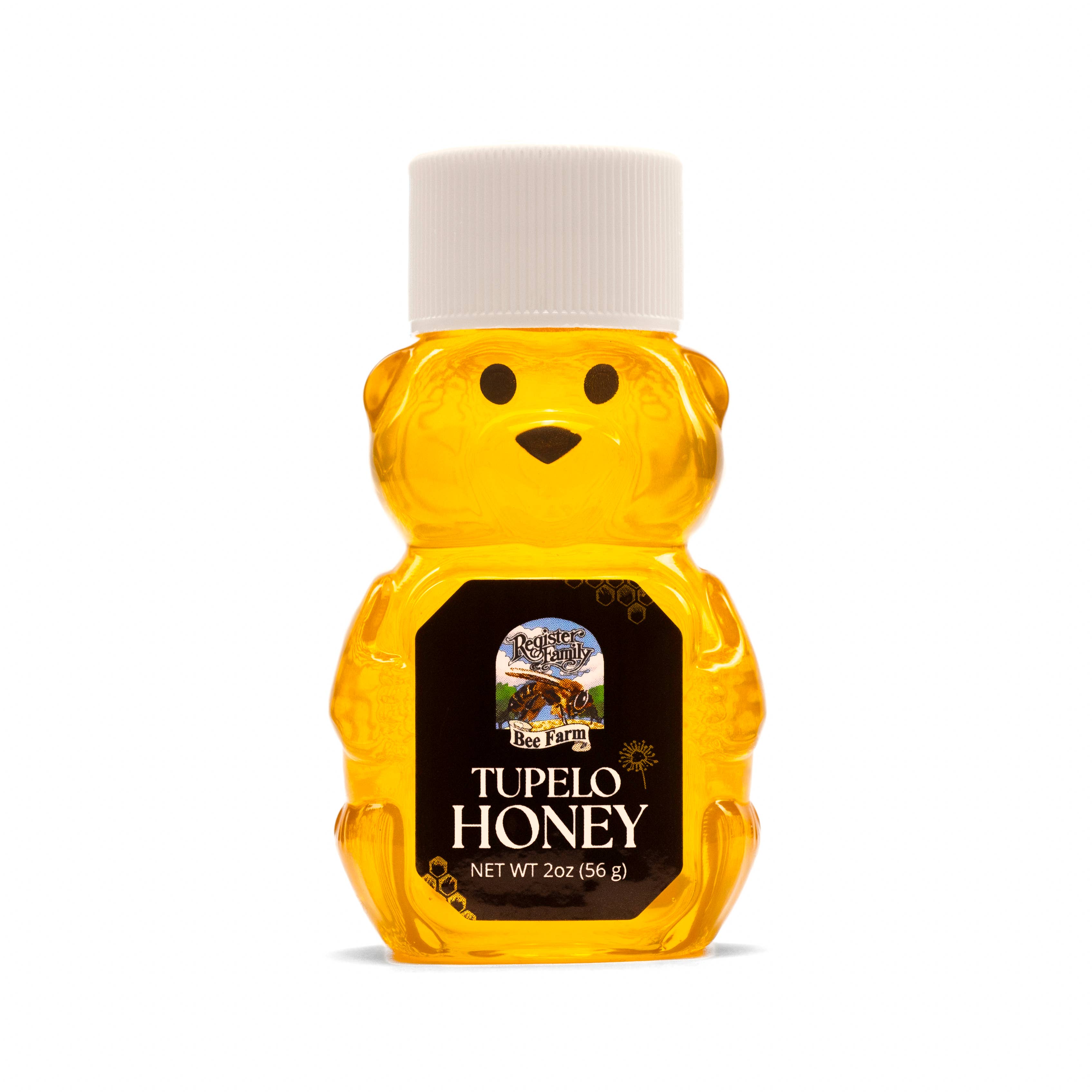 Register Family Farm - Vente Miel - Miel de Tupelo cru - Honey Bear