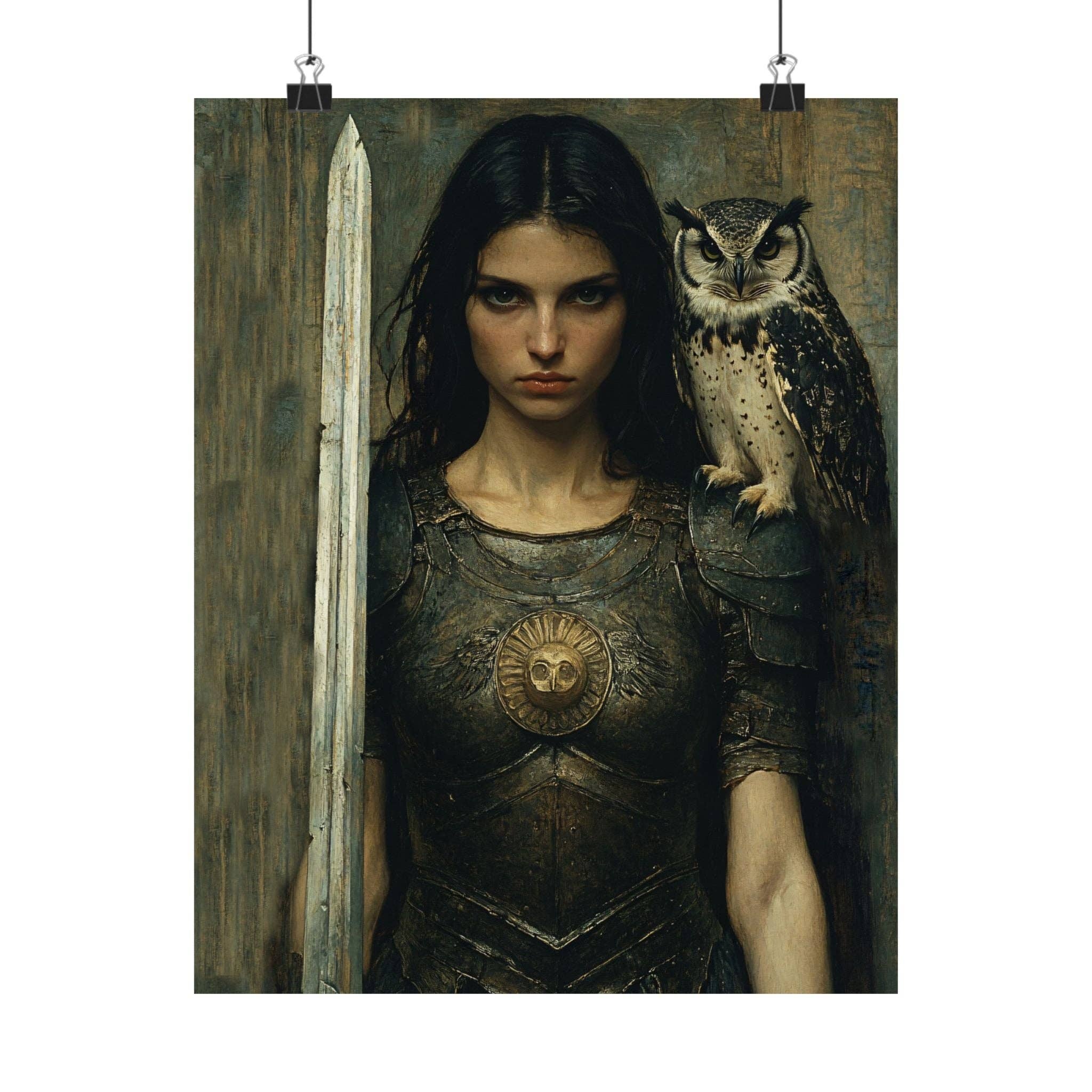 Ye Curiosity Shoppe - Wholesale Art Print - Athena Greek Goddess Art Print0