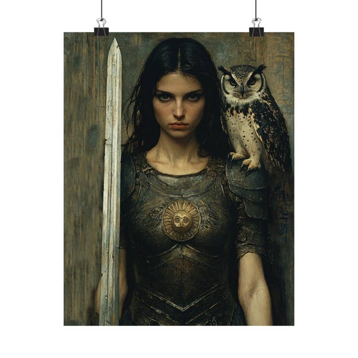 Ye Curiosity Shoppe - Wholesale Art Print - Athena Greek Goddess Art Print