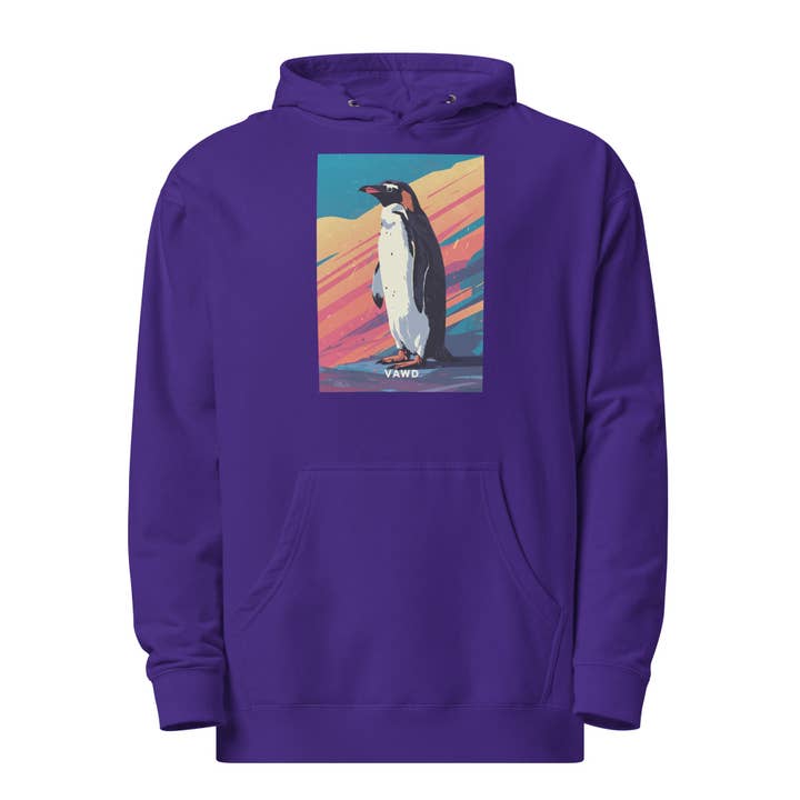 VAWD Solnedgangspingvin for engroshandel hos VAWDesigns