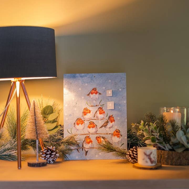 Wrendale Designs - Wholesale Advent Calendar - Rockin Robins - Advent Calendar1