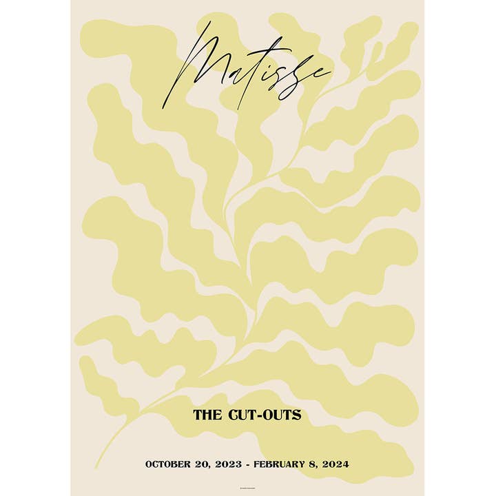 Foglie di Matisse Giallo per la vendita all'ingrosso da parte di Paper Provision