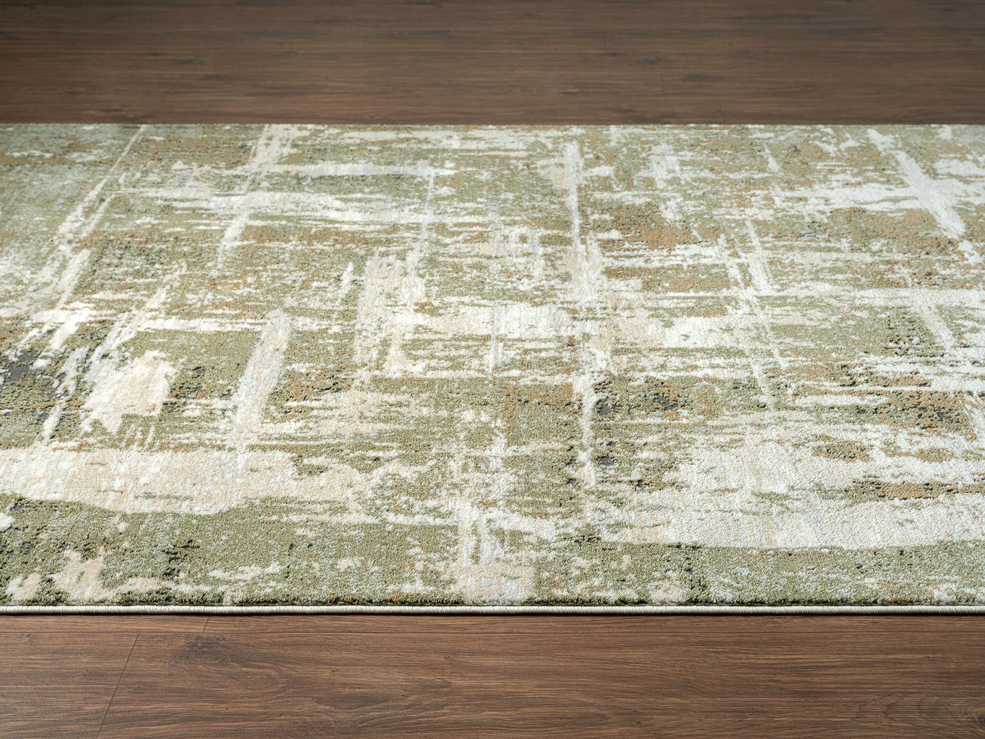Abani Rugs - Vente Tapis - Tapis Abani Savoy Contemporain Abstrait Vert3