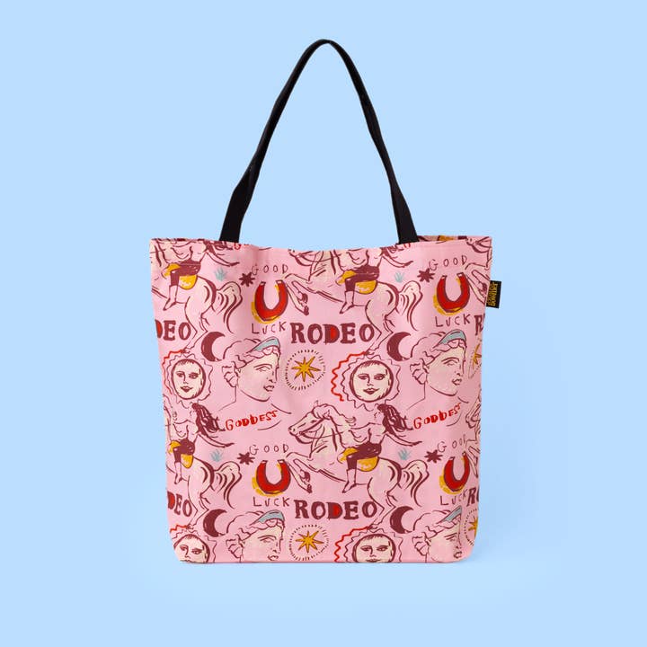 Goddess Rodeo Tote Bag for wholesale by Eleanor Bowmer