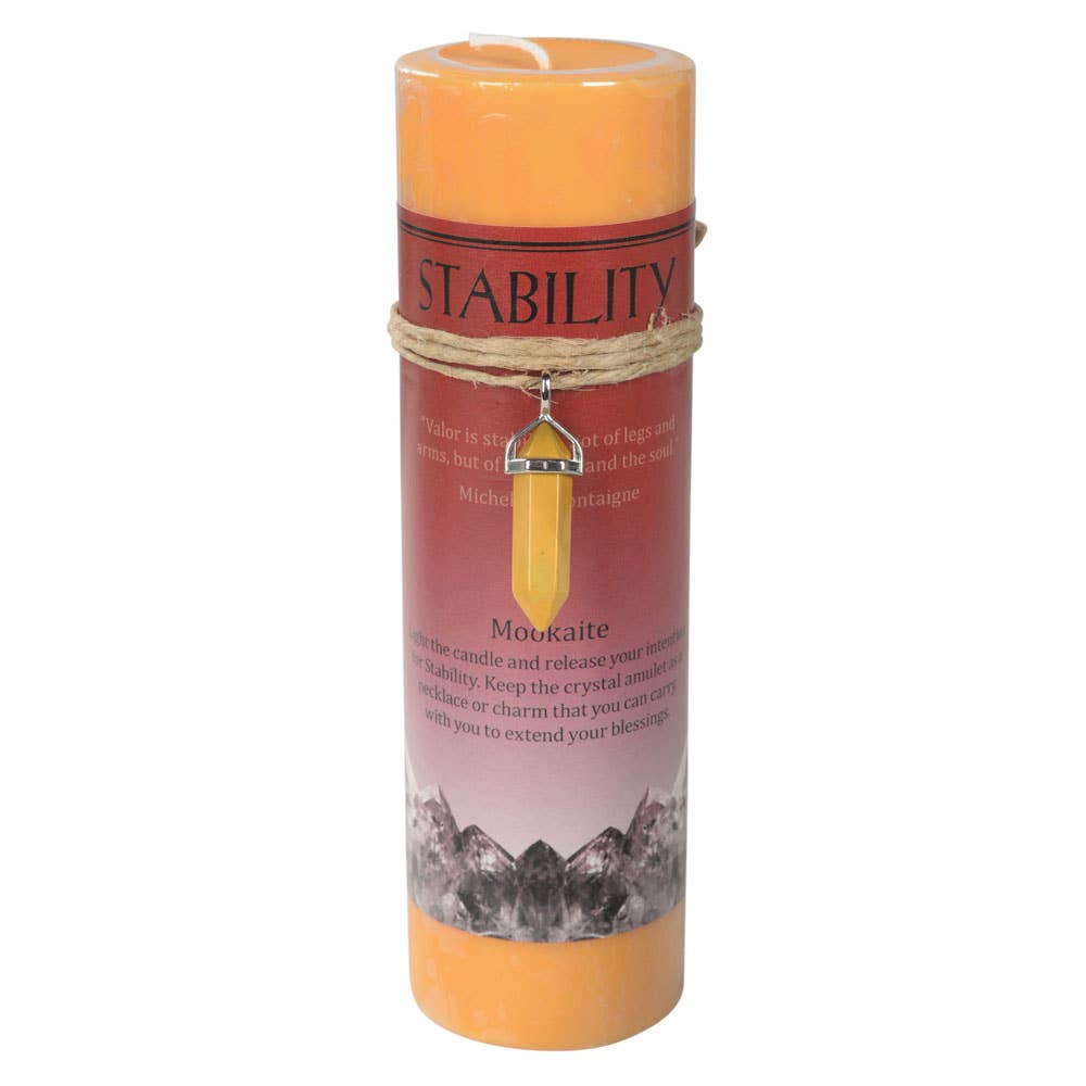 Benjamin International – wholesale Pillar candle – Crystal Energy Pendant Candle17