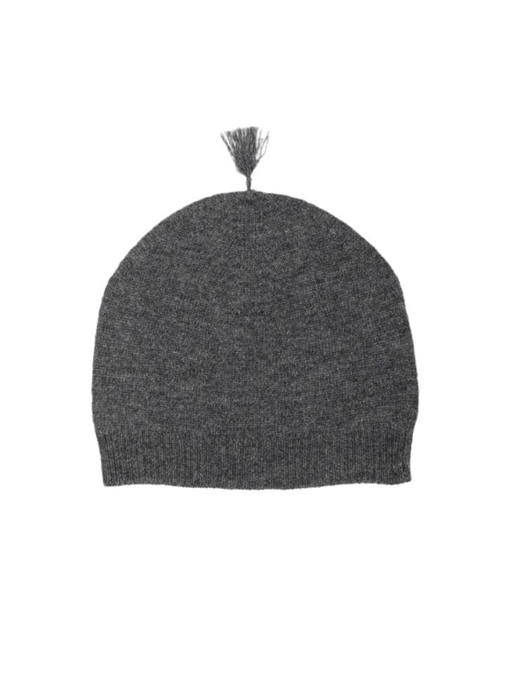 Gorro de cachemir y lana merino | Mezcla gris oscuro para venta al por mayor de Lepela