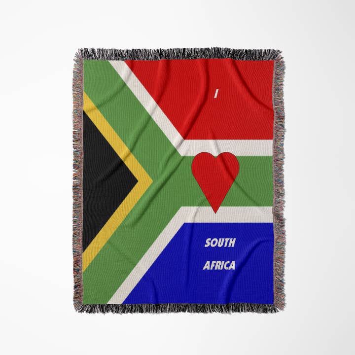 3dRose - Wholesale Throw Blanket - 3dRose, I Love South Africa, Blanket