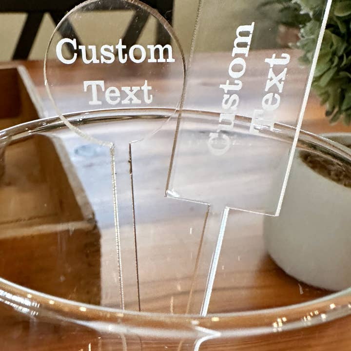 B4homemade, LLC - Wholesale Drink Stirrer - Swizzle Sticks - Custom Text2