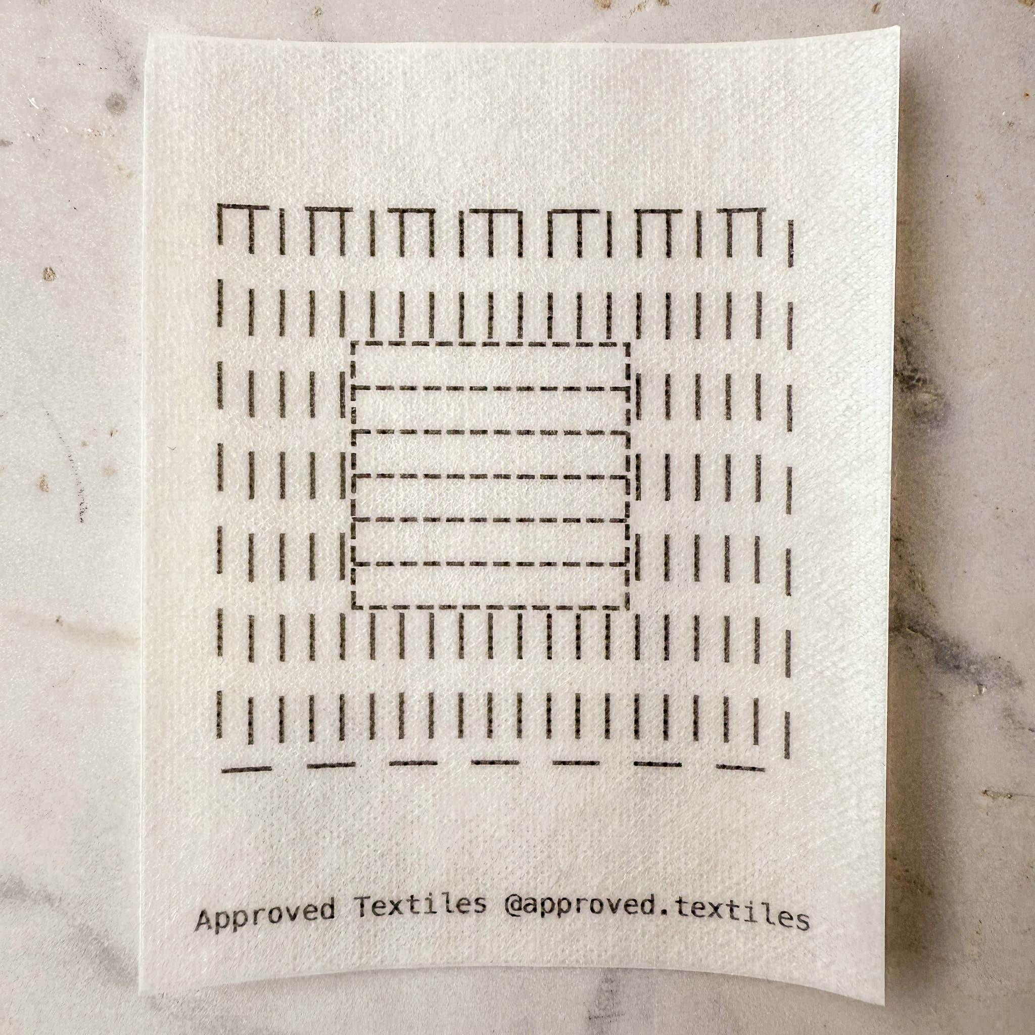 Approved Textiles - Wholesale Craft Sewing Kit - Eva Hesse Geometric Shapes: Mending + Embellishment Transfer3