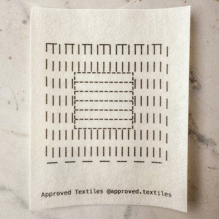 Approved Textiles - Vente Kits de couture - Eva Hesse Formes Géométriques : Réparation + Transfert d'Ornementation3