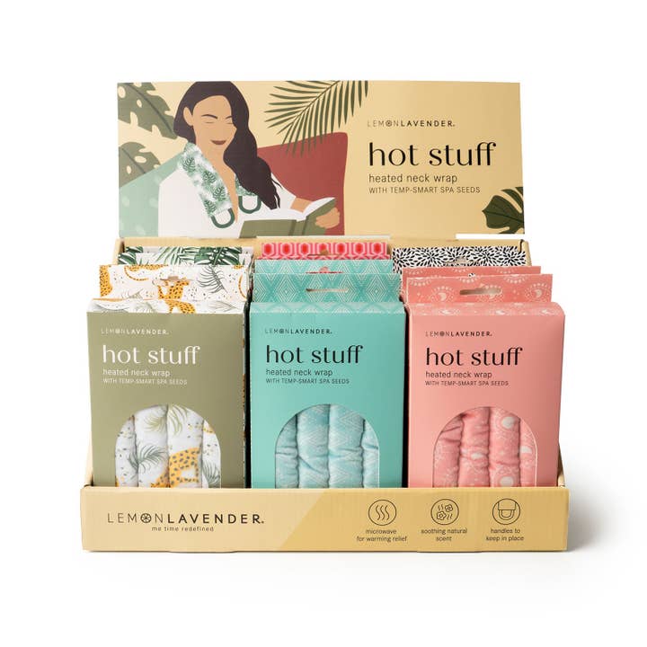 DM Merchandising - Wholesale Hot/Cold Compress - Lemon Lavender Hot Stuff Heated Neck Wrap