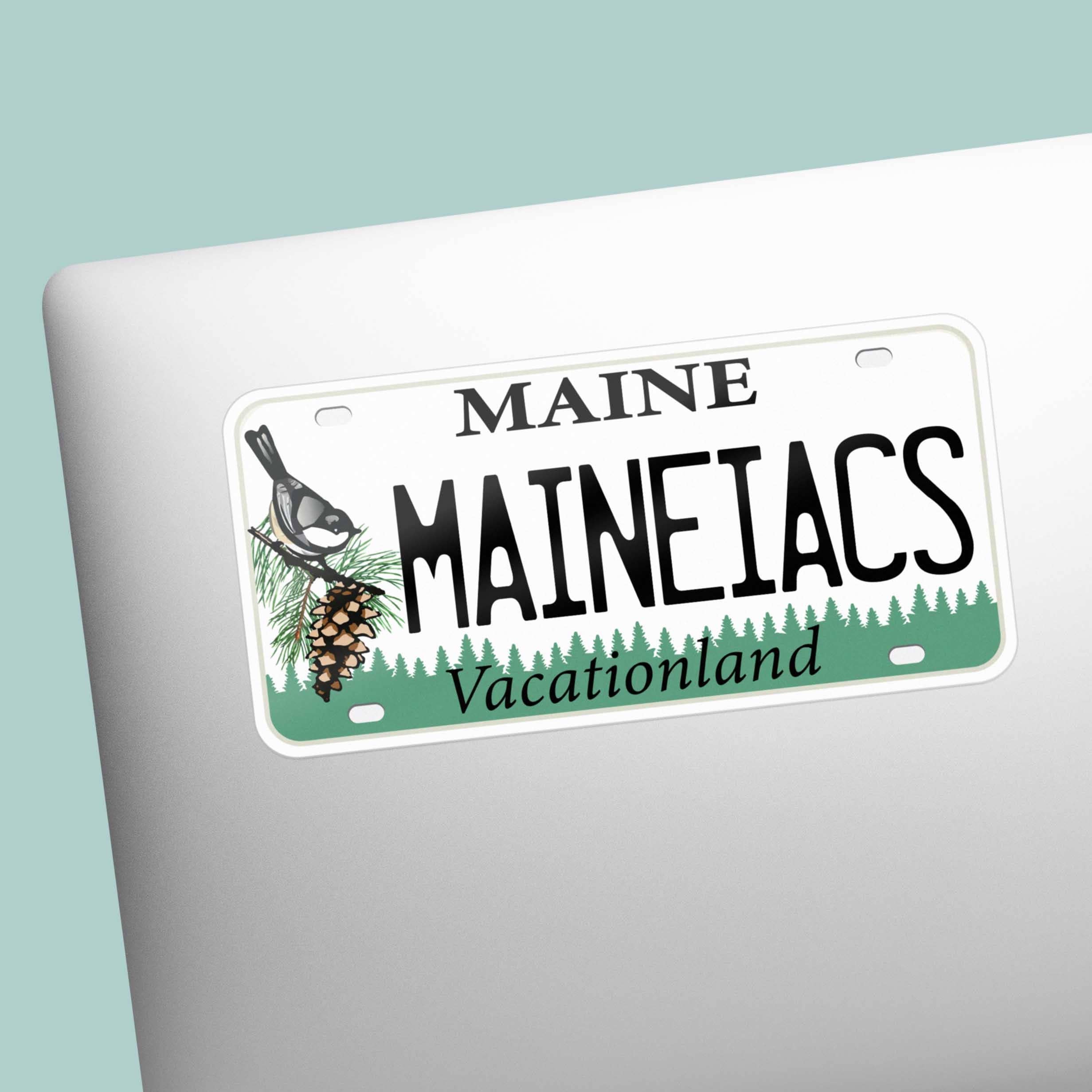 Sentinel Supply - Wholesale Sticker - Maine License Plate Stickers - Custom ME City Decals5