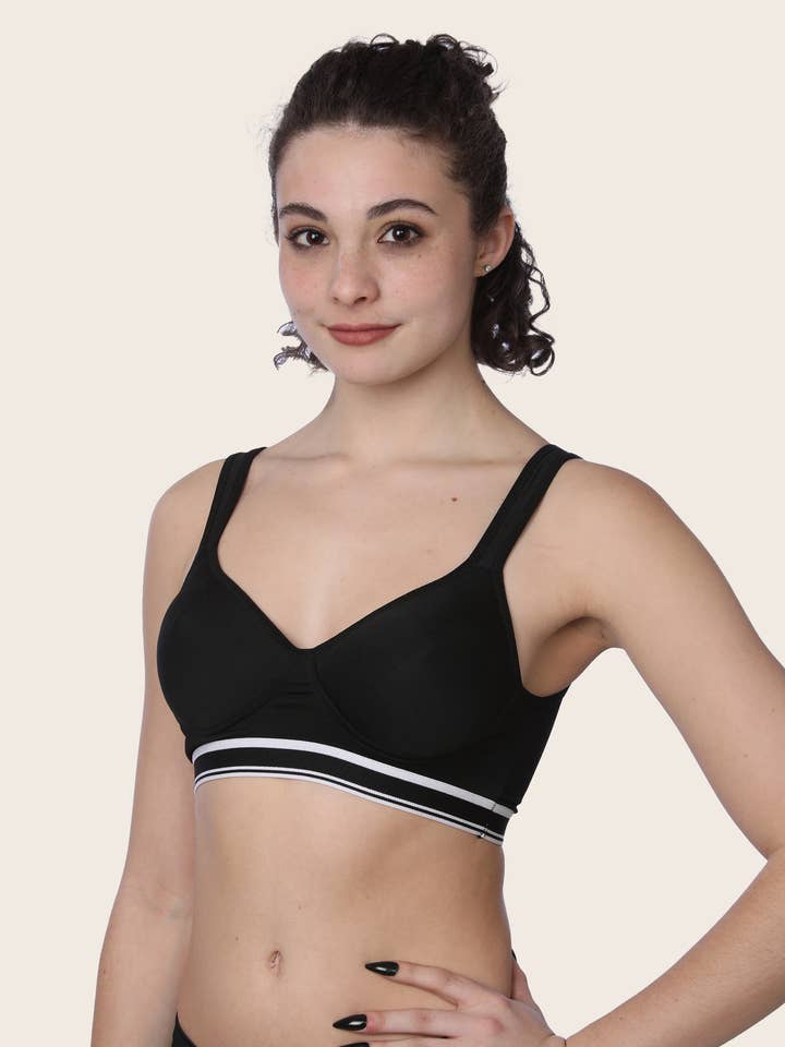 Isadora Women's Padded Second Skin Seamless Pull-Up Bra for wholesale by Isadora, Tipi toe, & James Fiallo