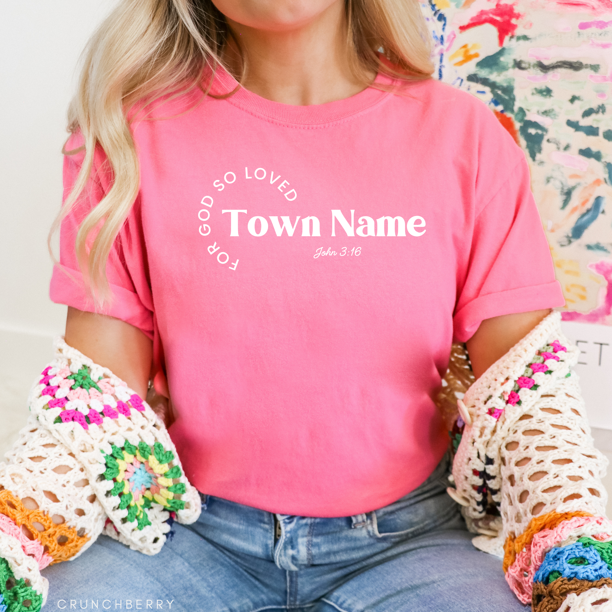 Faith & Life Christian Brands - Wholesale Screen Printed T-Shirt - Unisex - For God so Loved Custom Apparel Graphic T-Shirt10