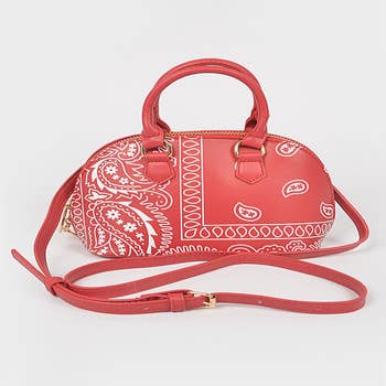 3 Zip Bag Pink- Bandana Print Fabric – OLovesM