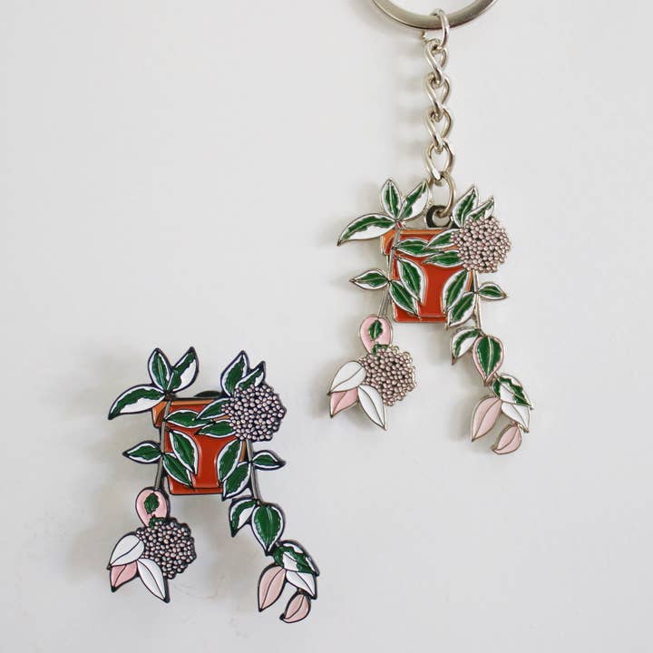 Hoya Crimson Queen Pin/Schlüsselanhänger für den Großhandel von Luxe Foliage