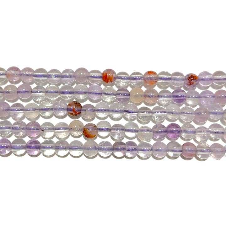 3mm Cacoxinite A bead wire for wholesale by Foliesbijoux