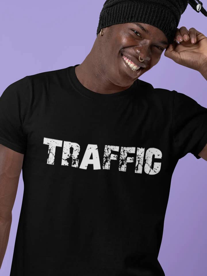 Herr Tee Vintage T-shirt Traffic för wholesale av ULTRABASIC