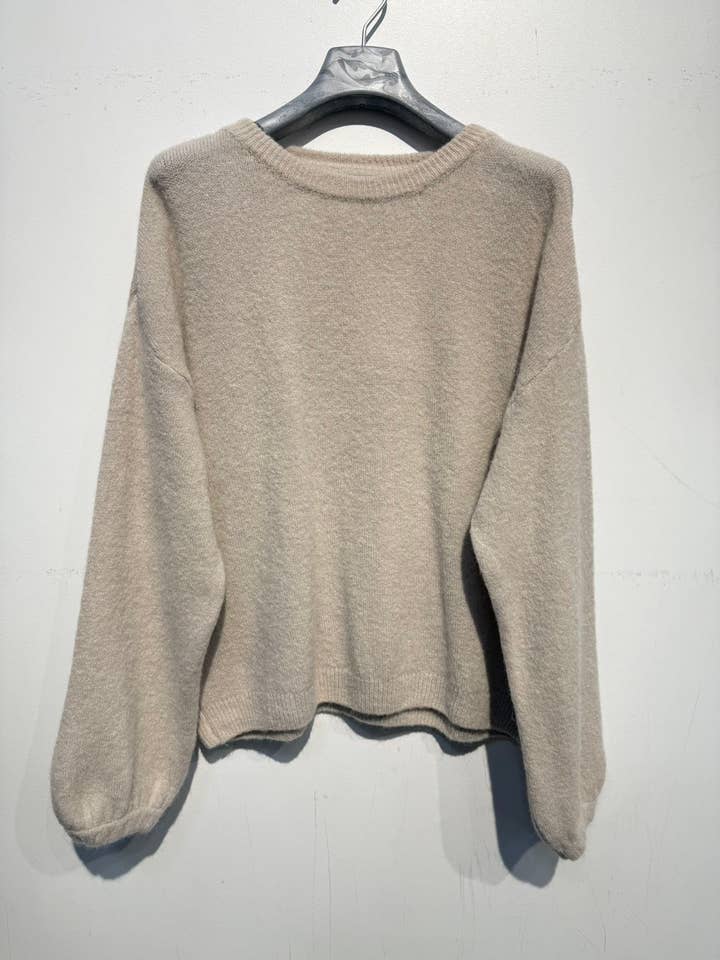 NOELINE - Wholesale Knit Sweater - Women's - Superfine alpaca and wool sweater 754813
