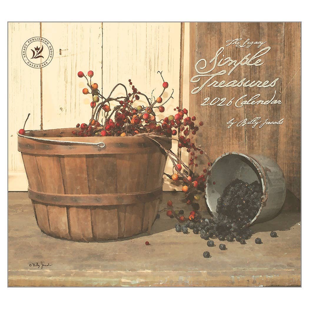 Legacy - Wholesale Calendar - Simple Treasures 2026 Wall Calendar0