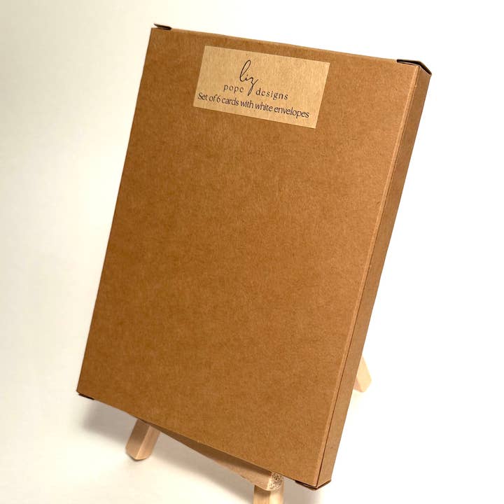 Liz Pope Designs - Wholesale Christmas Card - Holiday Wreath, Christmas greeting card, Winter stationary2