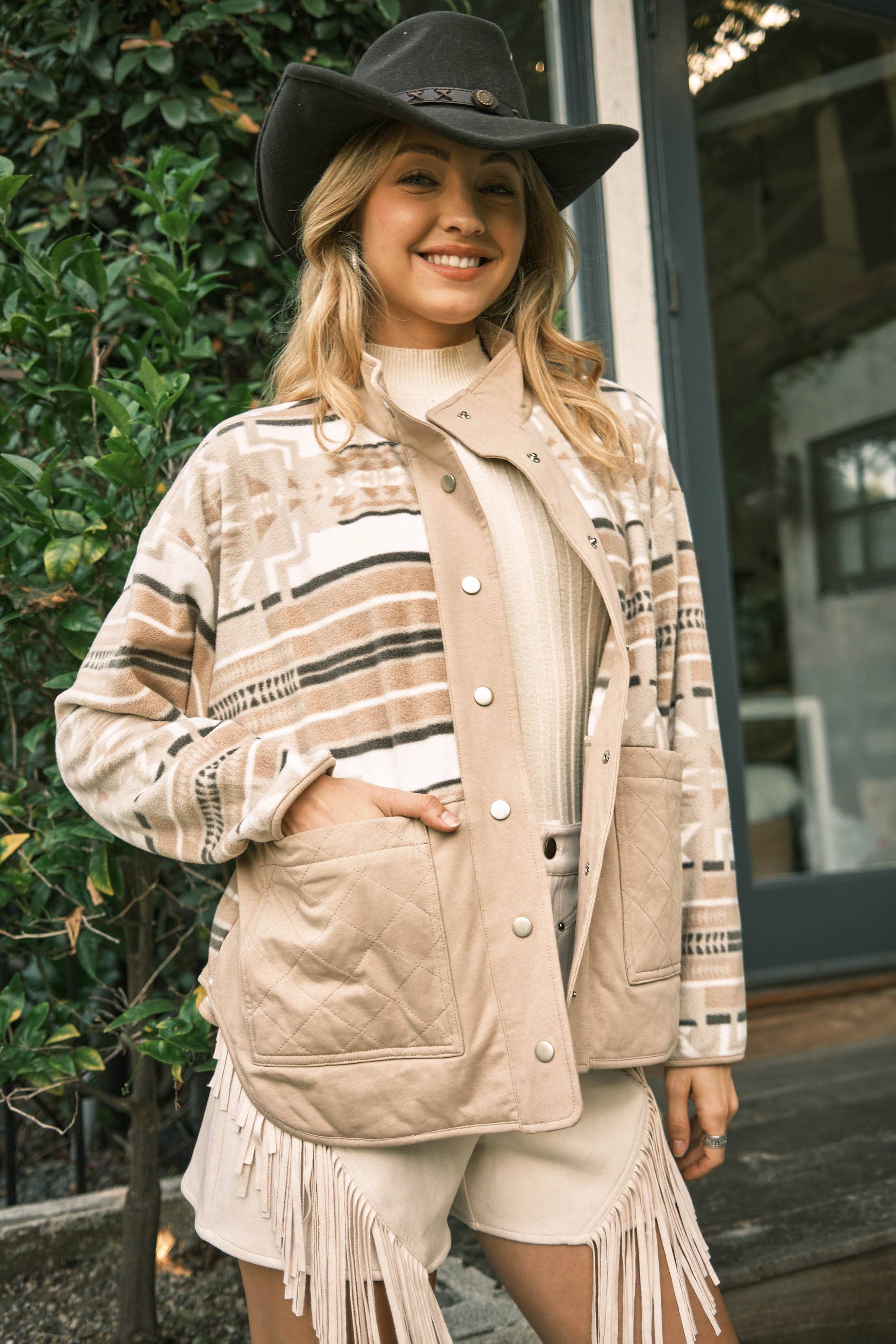 Blue B - Wholesale Fleece - Women's - 34348J - Blue B Aztec Exclusive Quilted Fleece Jacket11