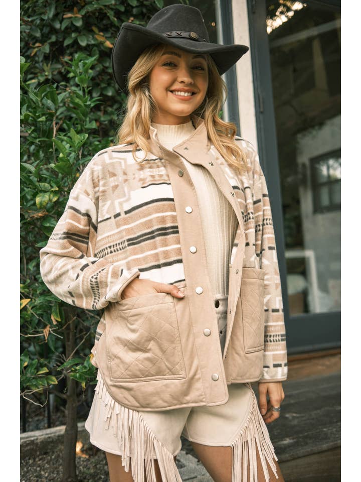 Blue B - Wholesale Fleece - Women's - 34348J - Blue B Aztec Exclusive Quilted Fleece Jacket11