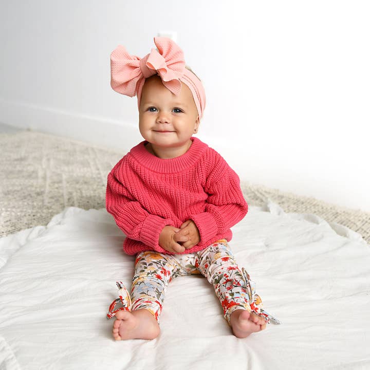 Gigi and Max - Wholesale Fashion Leggings - Kids - Lottie BOW LEGGINGS Bamboo Kids Toddler Baby Clothing18