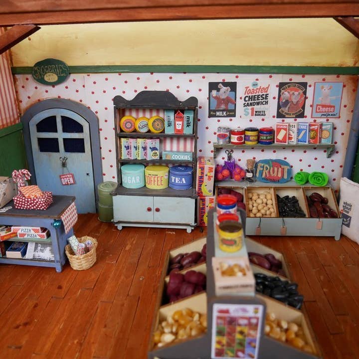 Het Muizenhuis - Vendita all'ingrosso Kit per lavoretti fai da te - Bambini - Kit di mobili per bambole fai-da-te per bambini - Shop (scala 1:12)