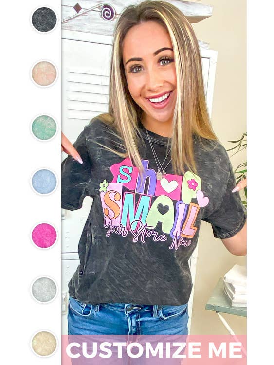 Sugar Stitch - Wholesale T-Shirt (Graphic) - Women's - Small Shop Graphic Mineral Washed T-Shirt2