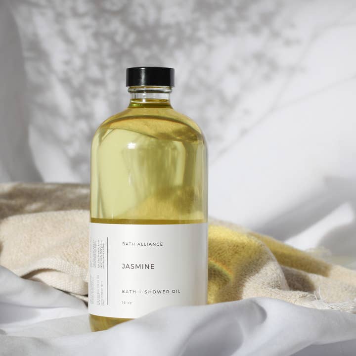 Bath Alliance - Wholesale Bath/Body Oil - Jasmine Bath + Shower Oil