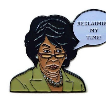 Maxine Waters - Anstecker aus weicher Emaille für den Großhandel von ReformedSchool