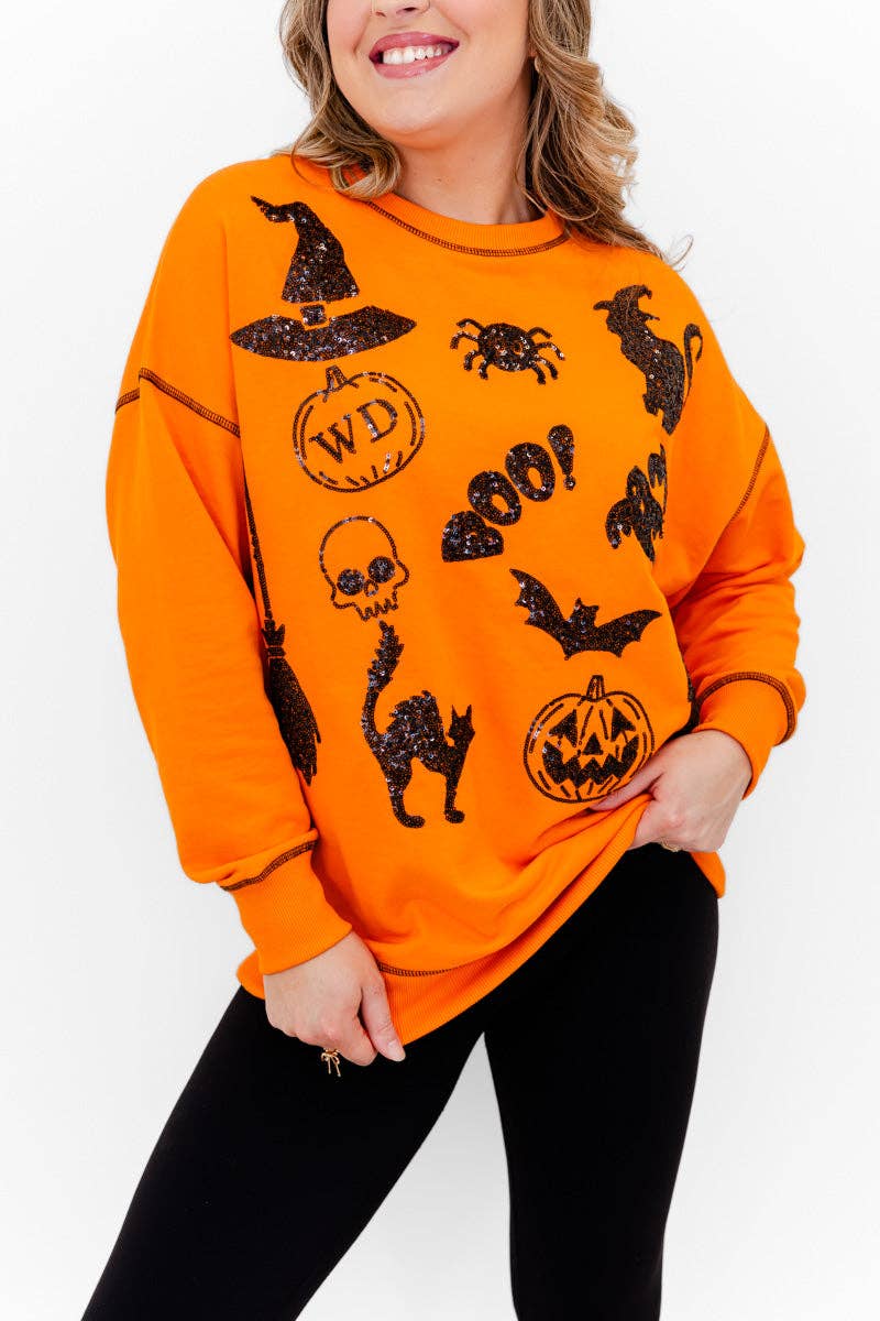 Whiskey Darling - Wholesale Sweatshirt - Women's - Sparkly Spells Sweatshirt0