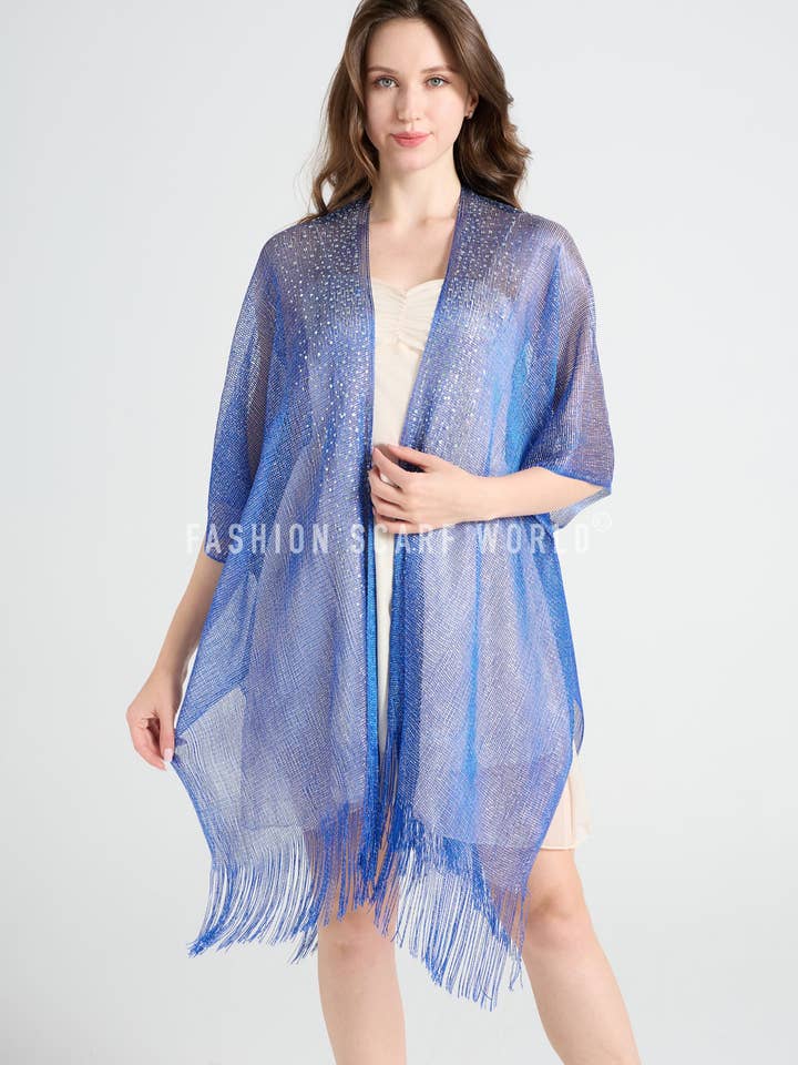 Diamante Beaded Tassel Kimono/ Cover Up and other Purchase wholesale fringe kimono. Free returns & net 60 terms on Faire trending on Faire.