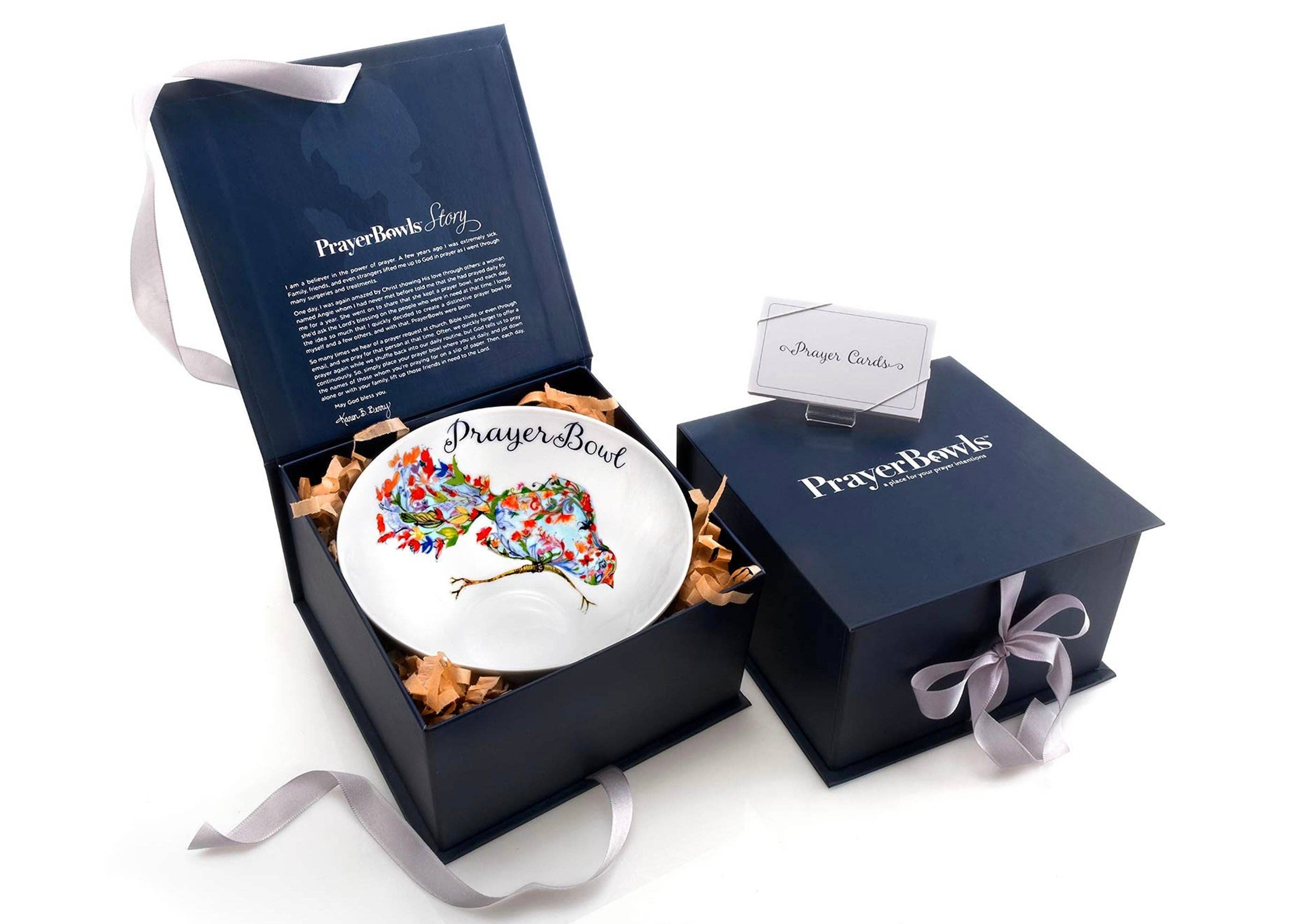 PrayerBowls - Wholesale Decorative Plate/Dish/Bowl - Psalm 91:4 Decorative PrayerBowl - The Josephine4