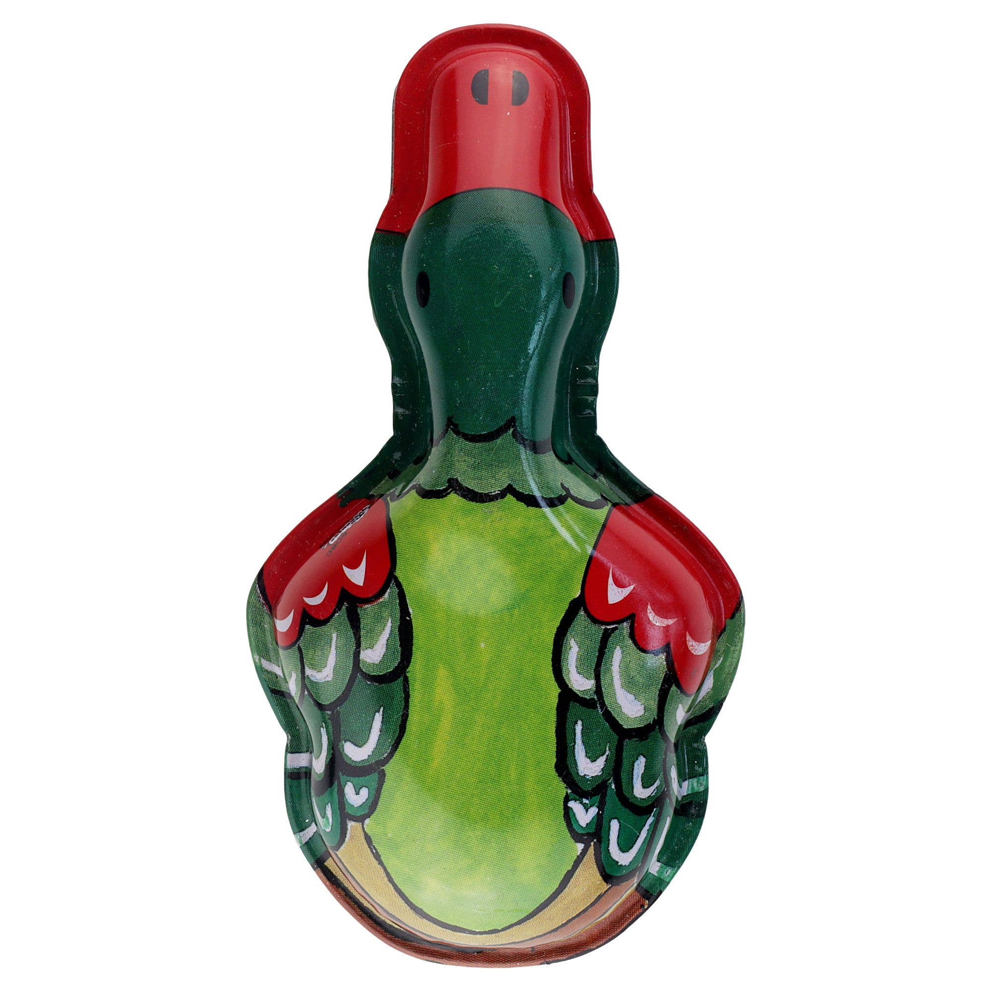 Tribal Trade GmbH - Wholesale Decorative Figurine - Tin Toy Snap Duck Green-Light Green Clicker Tin Duck1