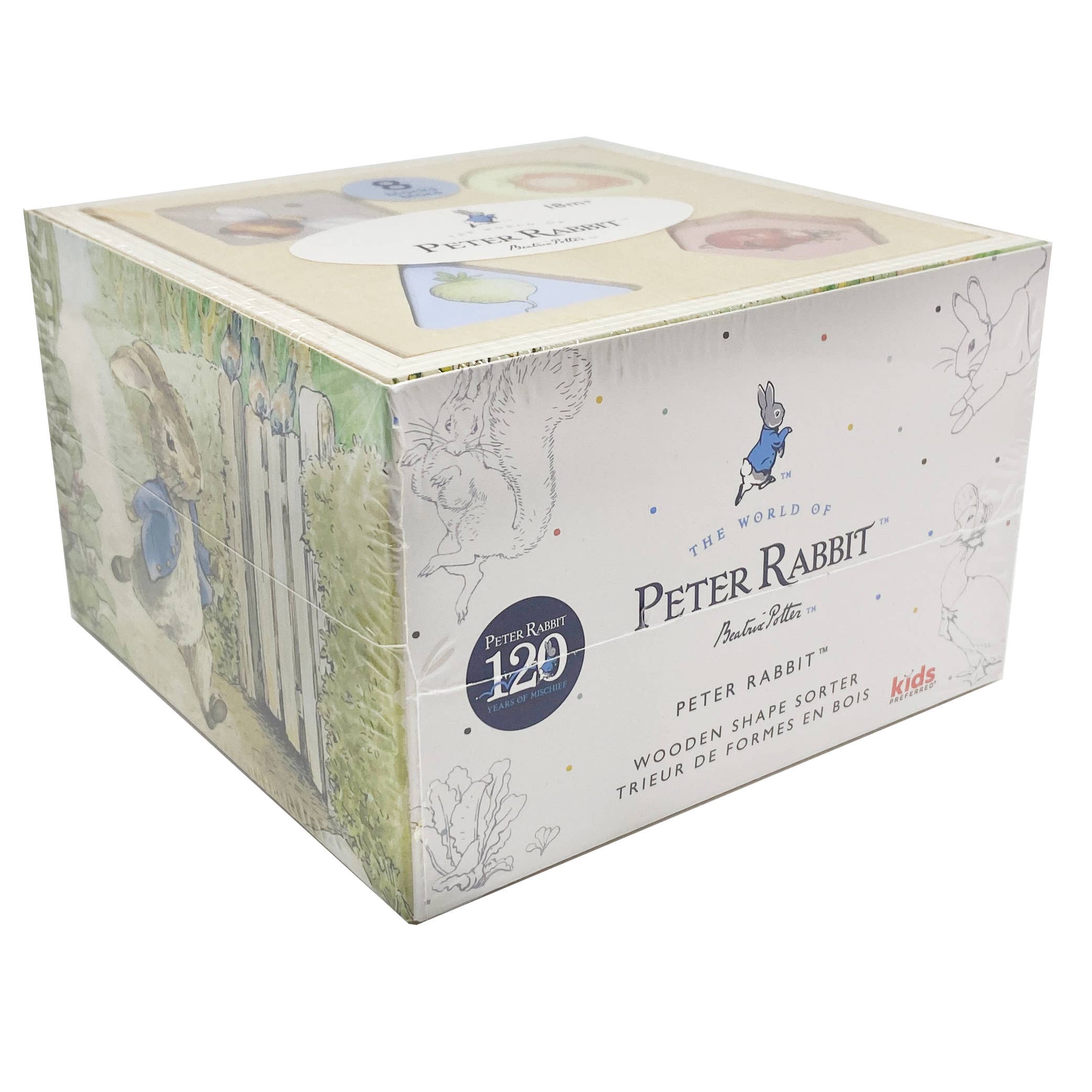 Kids Preferred - Wholesale Wood Toy - Kids - Beatrix Potter Wooden Shape Sorter1