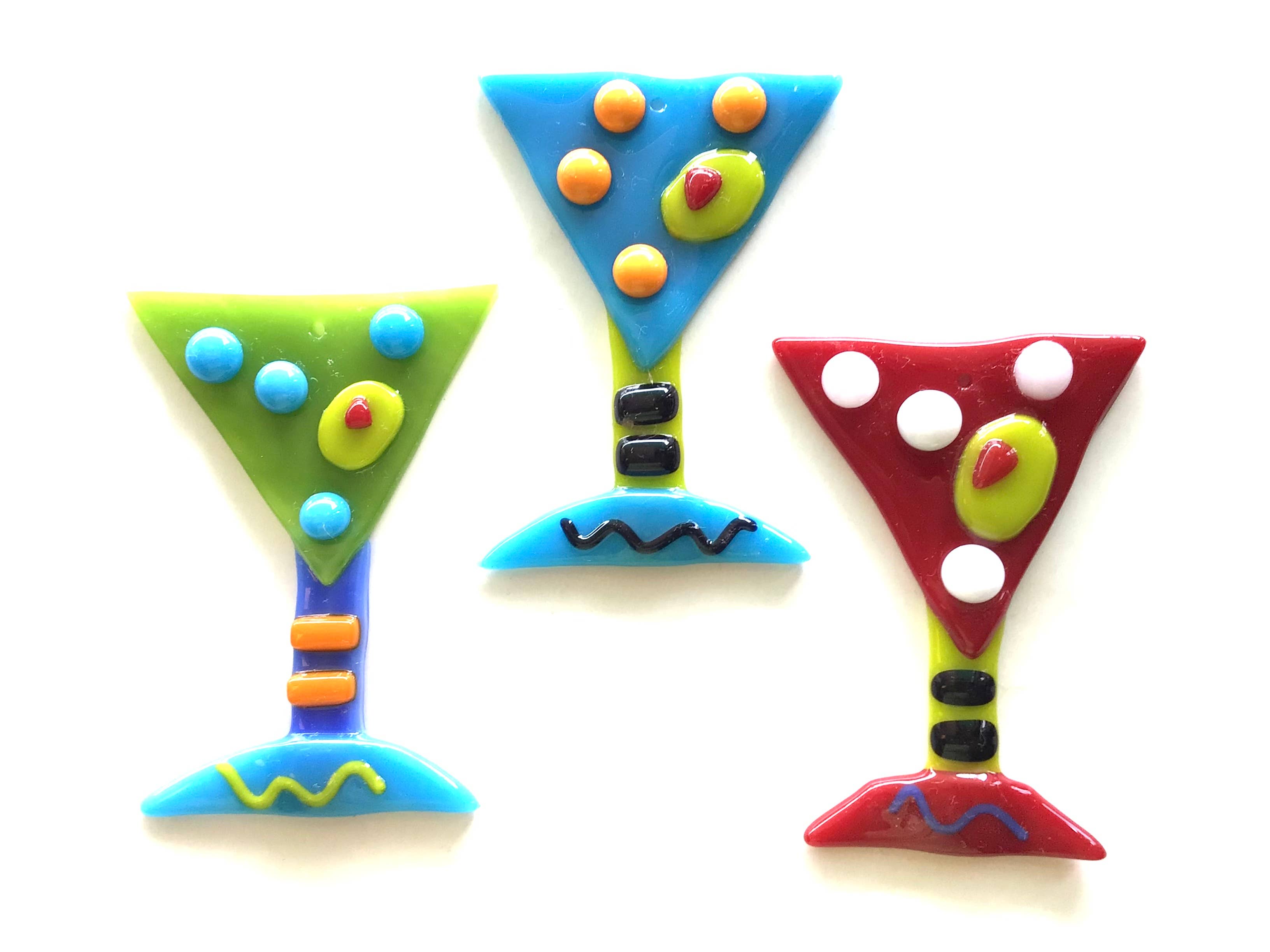 Fish Tales - Wholesale Ornament Set - Tini Time! Whimsical glass drink ornaments5