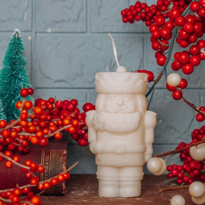 A Pleasant Thought - Wholesale Pillar Candle - NUTCRACKER CANDLE | PILLAR