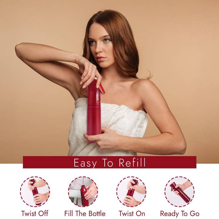 Vigor Path – wholesale Spray bottle – Continuous Spray Bottle with Ultra Fine Mist - Red4