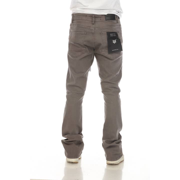 Stylo - Venta al por mayor Vaqueros - Hombre - Vaqueros grises con estampado acampanado