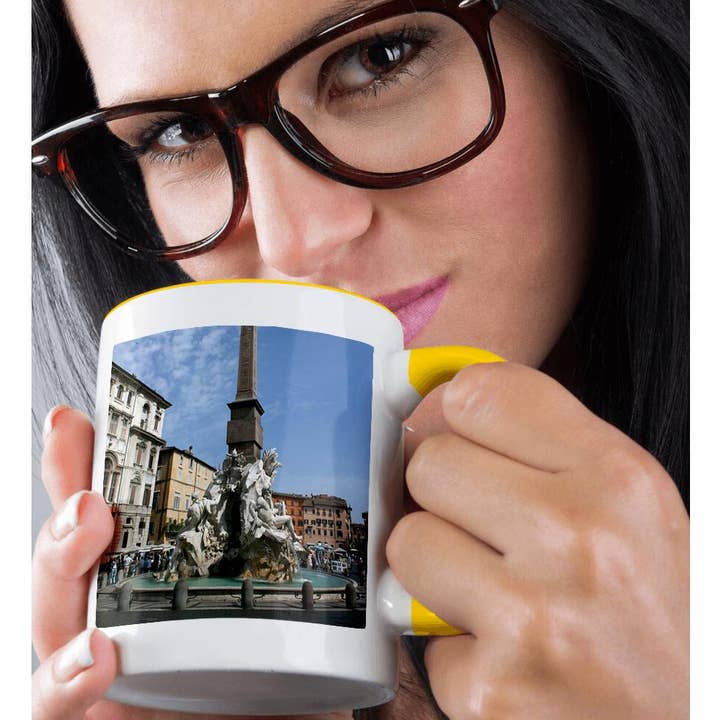 3dRose - Wholesale Coffee Mug - 3dRose, Italy, Rome, Fontana dei Quattro Fiumi - EU16 DNY0032 - David Noyes, Mug1