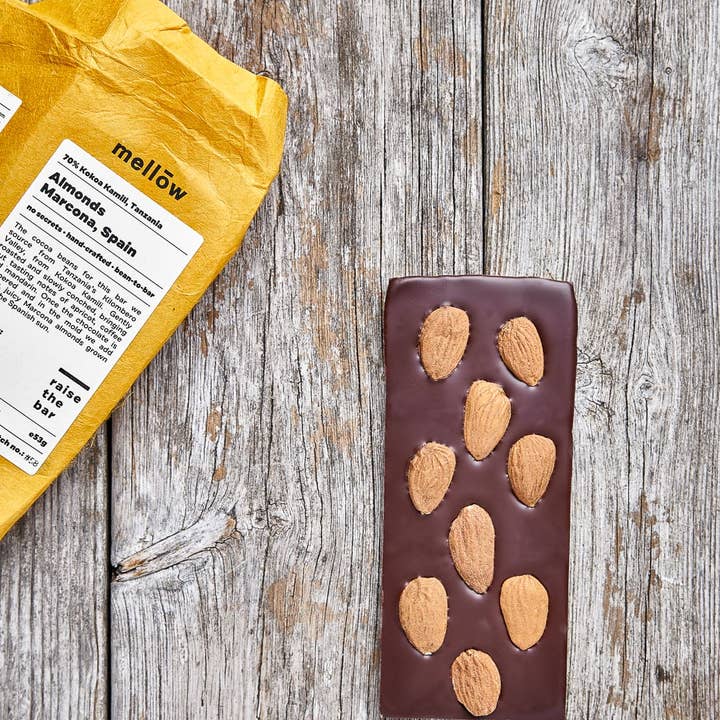 Mellow Chocolate – wholesale Chokladkaka – Marcona Mandlar, Spanien1