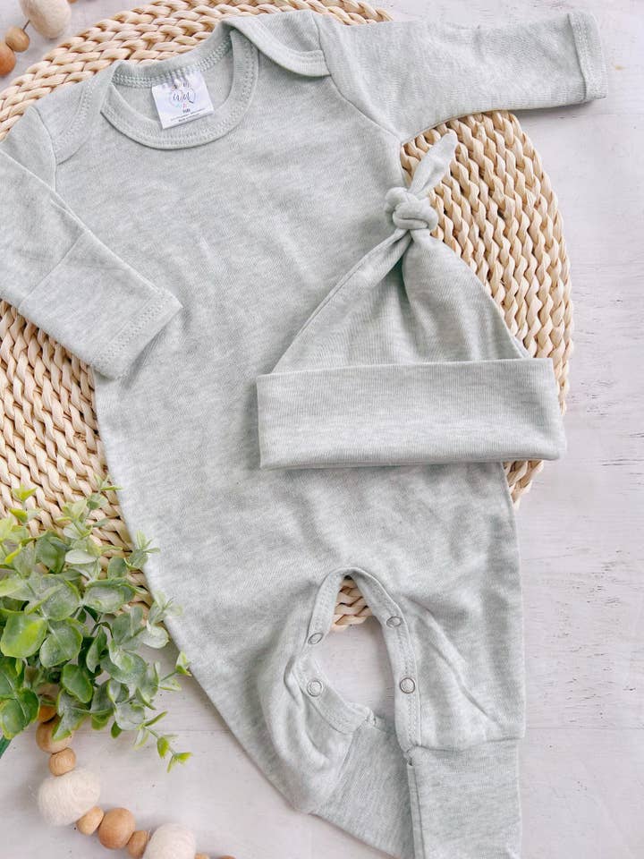 Wonderfully Made - Wholesale Jumpsuit - Baby - Baby Romper Wholesale Blank - Solids Patterns and Heathers