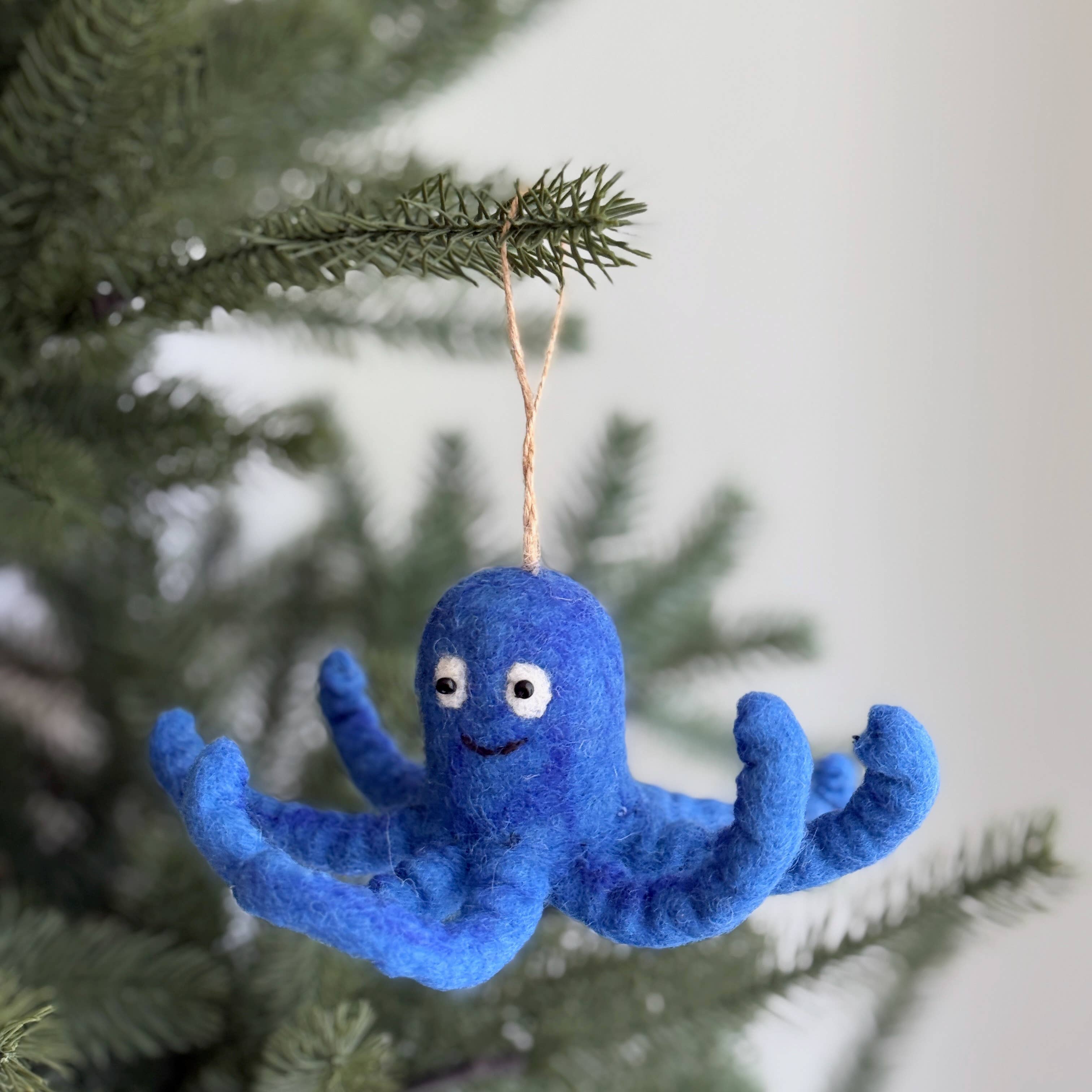 Ganapati - Wholesale Ornament - Blue Octopus Ornament2