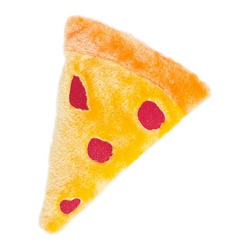 ZIPPYPAWS Squeakie Emojiz - Pizza Slice for wholesale by King Wholesale Pet Goods